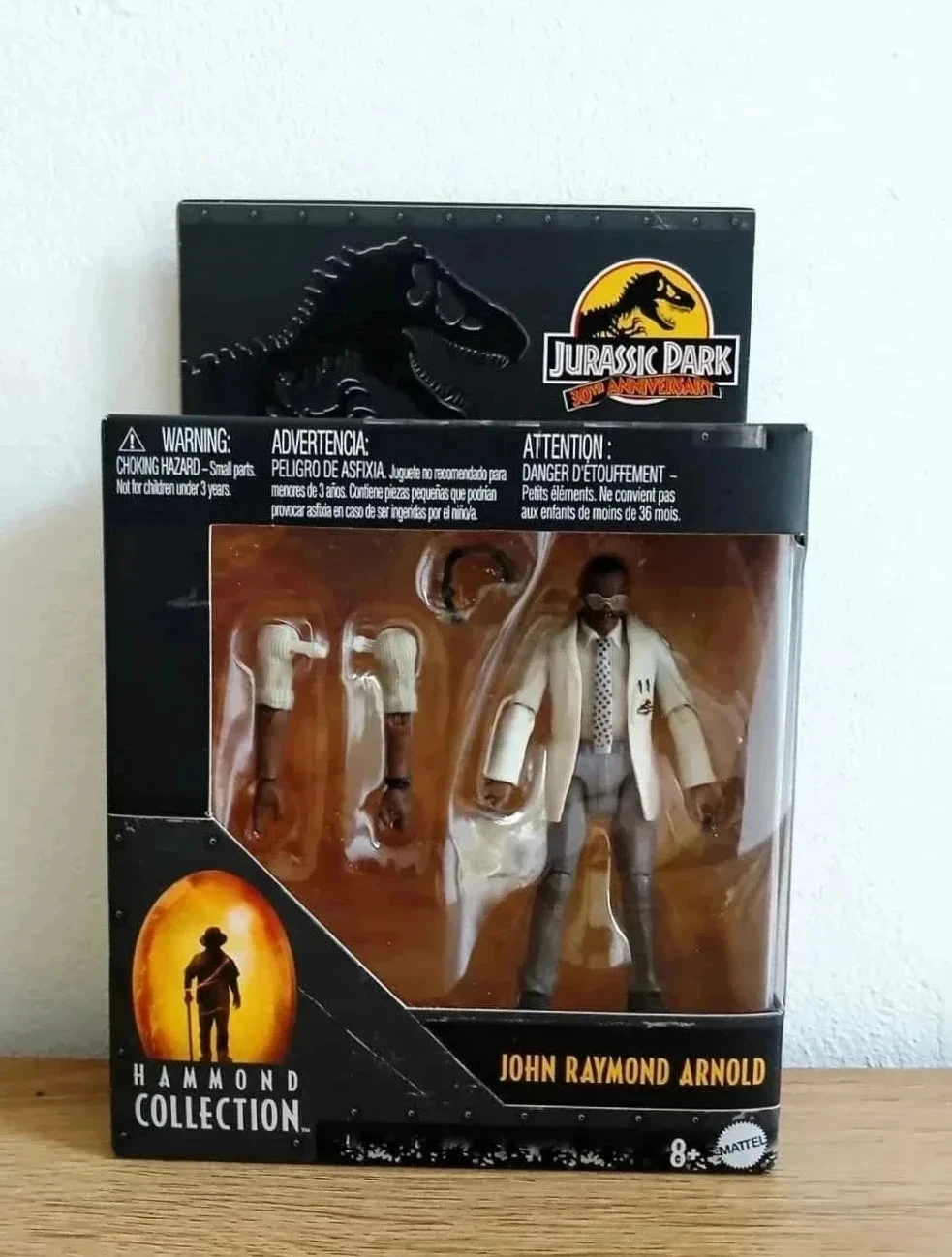Figurine Jurassic World Hammond Collection John Raymond Arnold Mattel